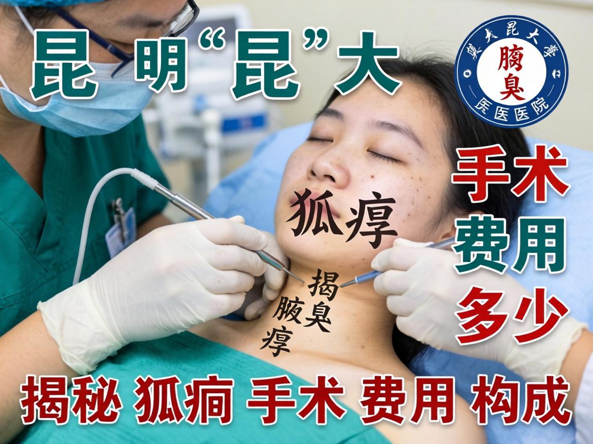 昆明昆大腋臭医院解析，狐臭手术费用多少，揭秘狐臭手术费用构成