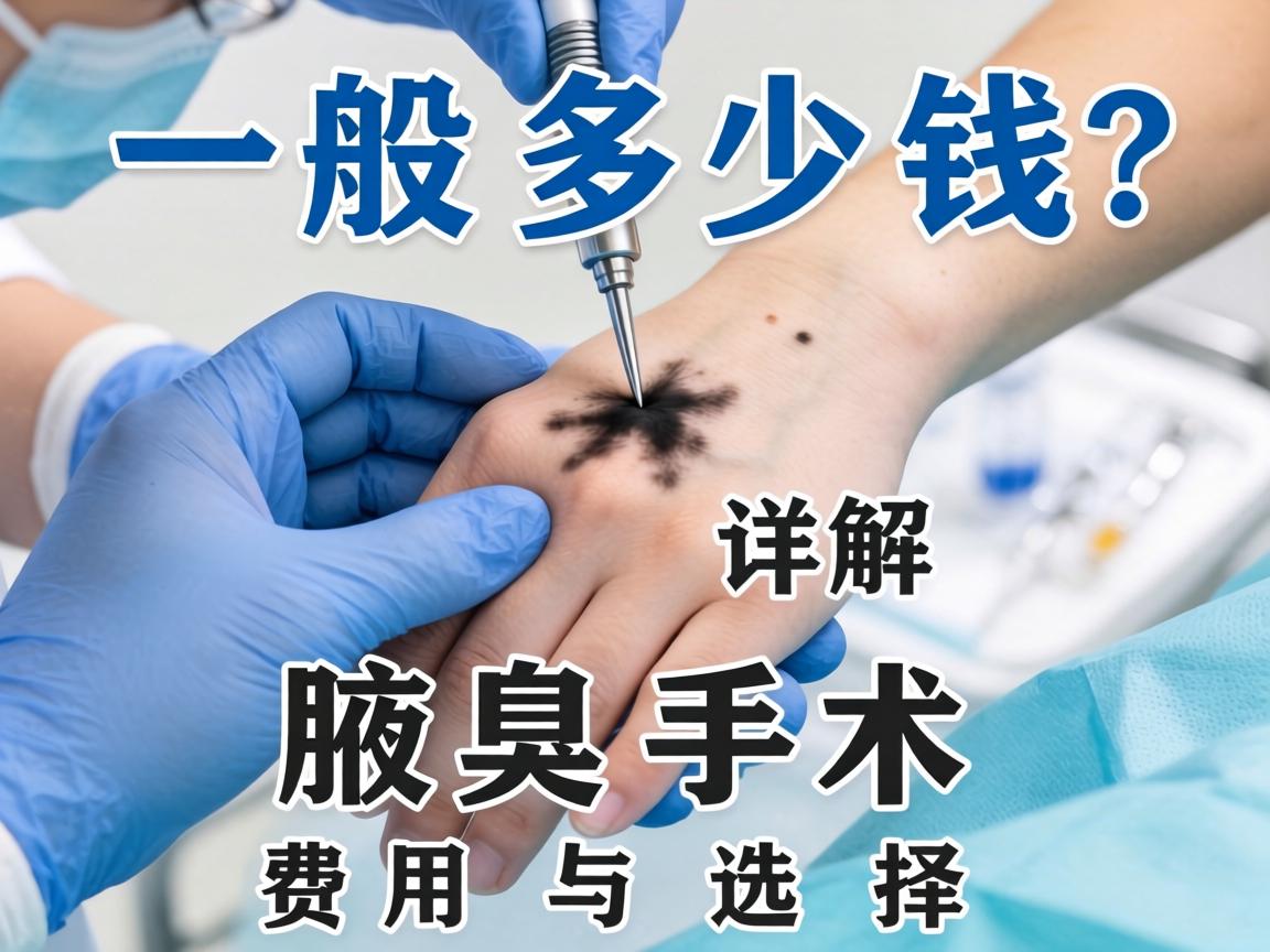 腋臭手术一般多少钱？详解腋臭手术费用与选择