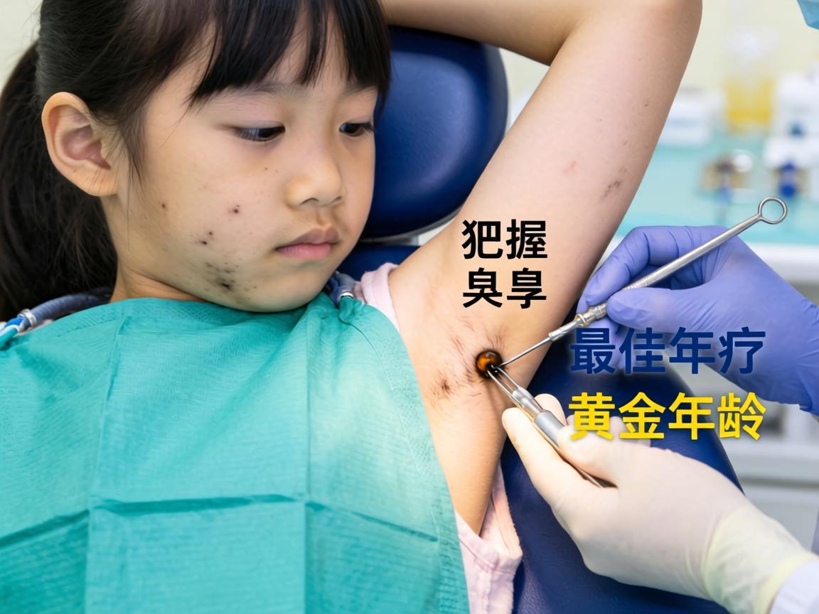 女孩狐臭手术最佳年龄解析，把握狐臭治疗黄金年龄