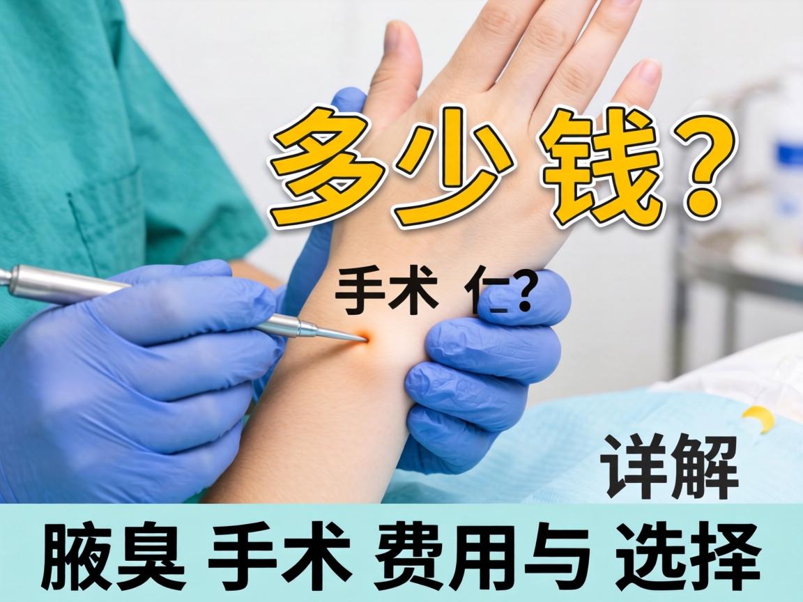 腋臭手术多少钱?详解腋臭手术费用与选择 腋臭手术多少钱?详解腋臭手术费用与选择