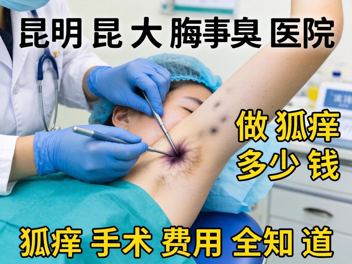 昆明昆大腋臭医院解析,做狐臭多少钱,狐臭手术费用全知道 昆明昆大腋臭医院解析,做狐臭多少钱,狐臭手术费用全知道