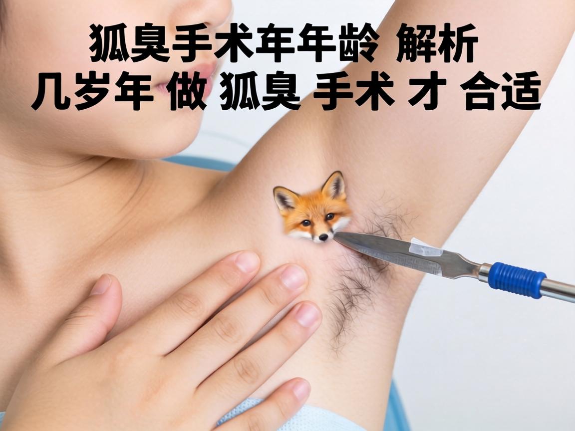 狐臭手术年龄解析，几岁做狐臭手术才合适？