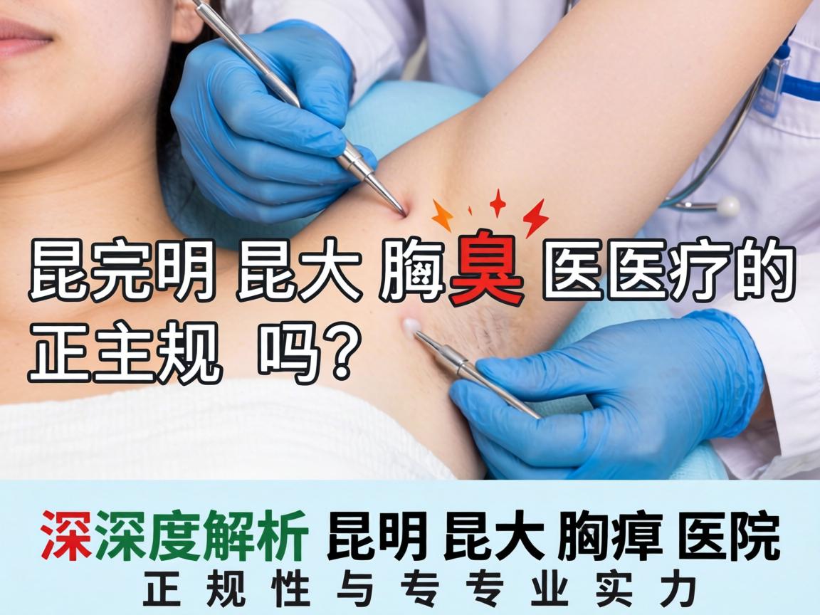 昆明昆大腋臭医院正规吗？深度解析昆明昆大腋臭医院的正规性与专业实力