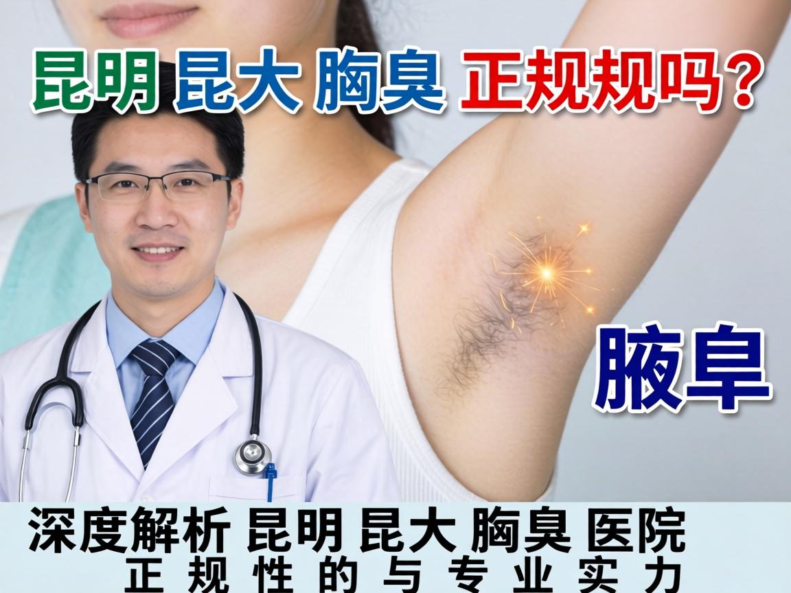 昆明昆大腋臭医院正规吗？深度解析昆明昆大腋臭医院的正规性与专业实力