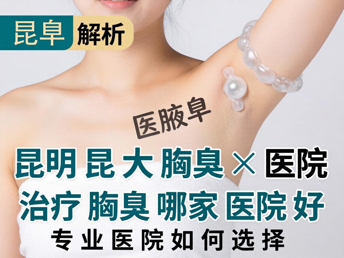 昆明昆大腋臭医院解析，治疗腋臭哪家医院好，专业医院如何选择