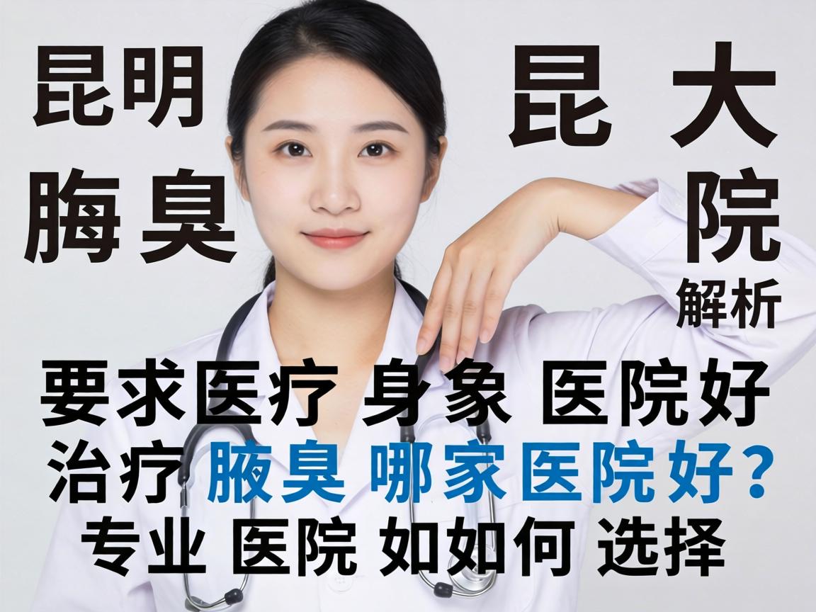 昆明昆大腋臭医院解析，治疗腋臭哪家医院好，专业医院如何选择