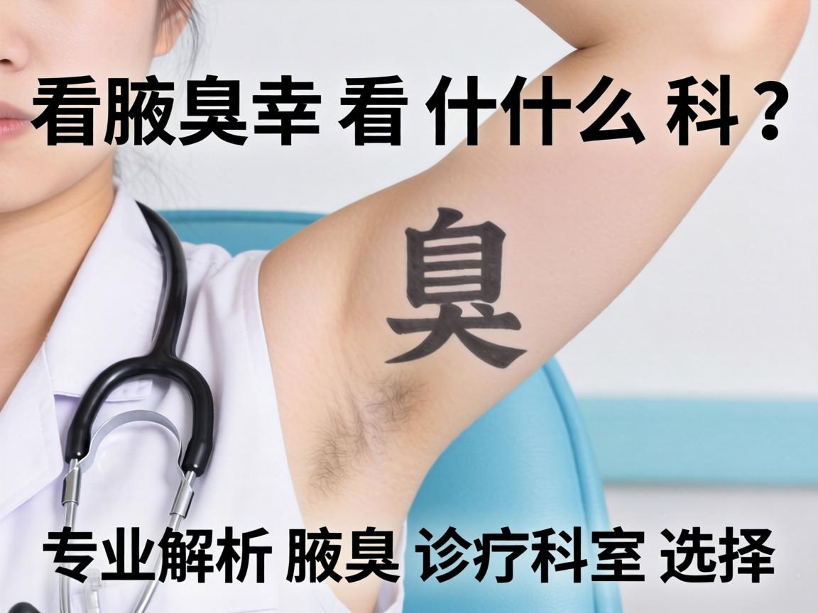 腋臭该看什么科？专业解析腋臭诊疗科室选择