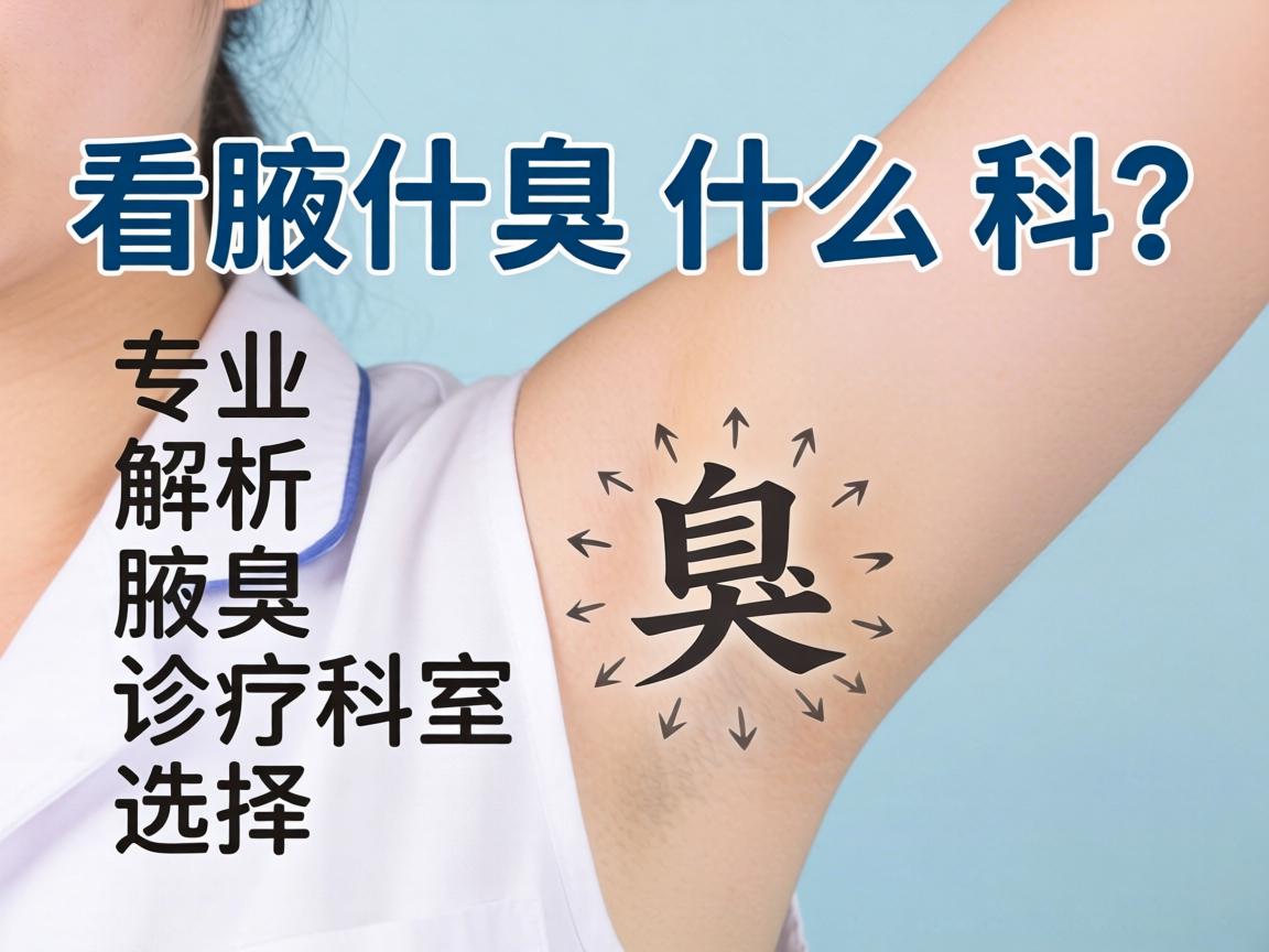 腋臭该看什么科？专业解析腋臭诊疗科室选择