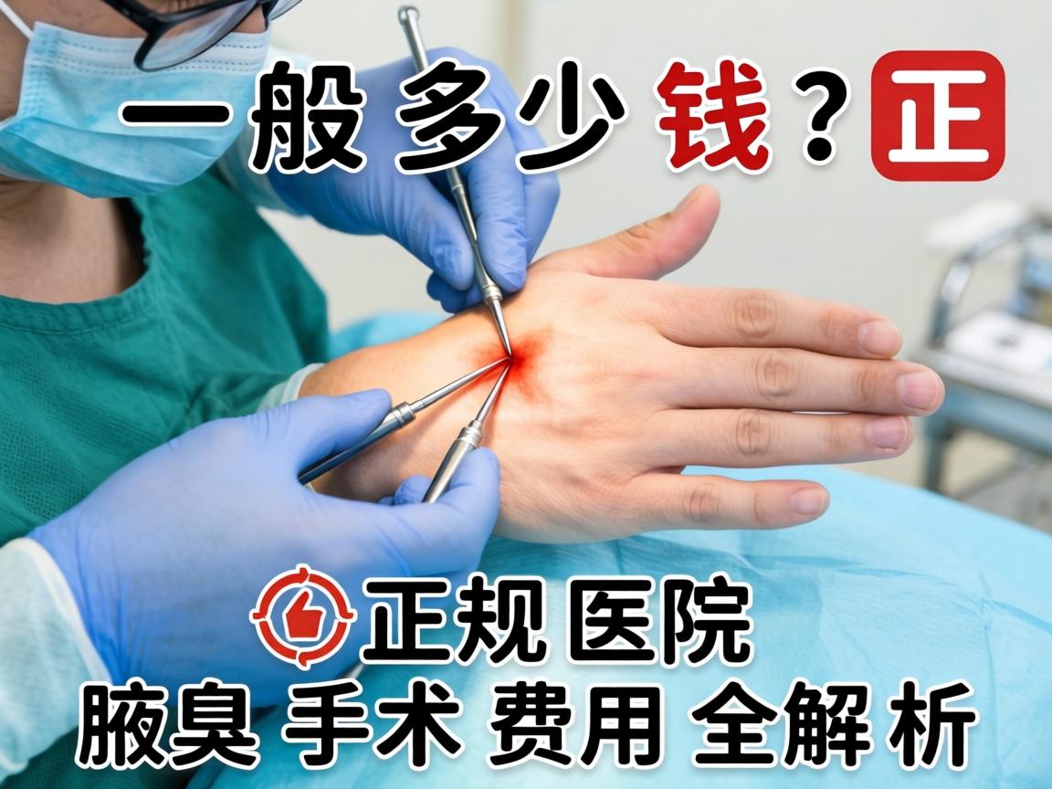 腋臭手术一般多少钱？正规医院腋臭手术费用全解析