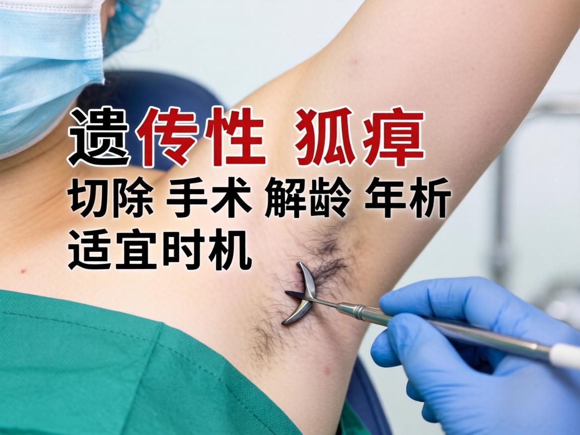 遗传性狐臭手术年龄解析，遗传性狐臭切除手术的适宜时机
