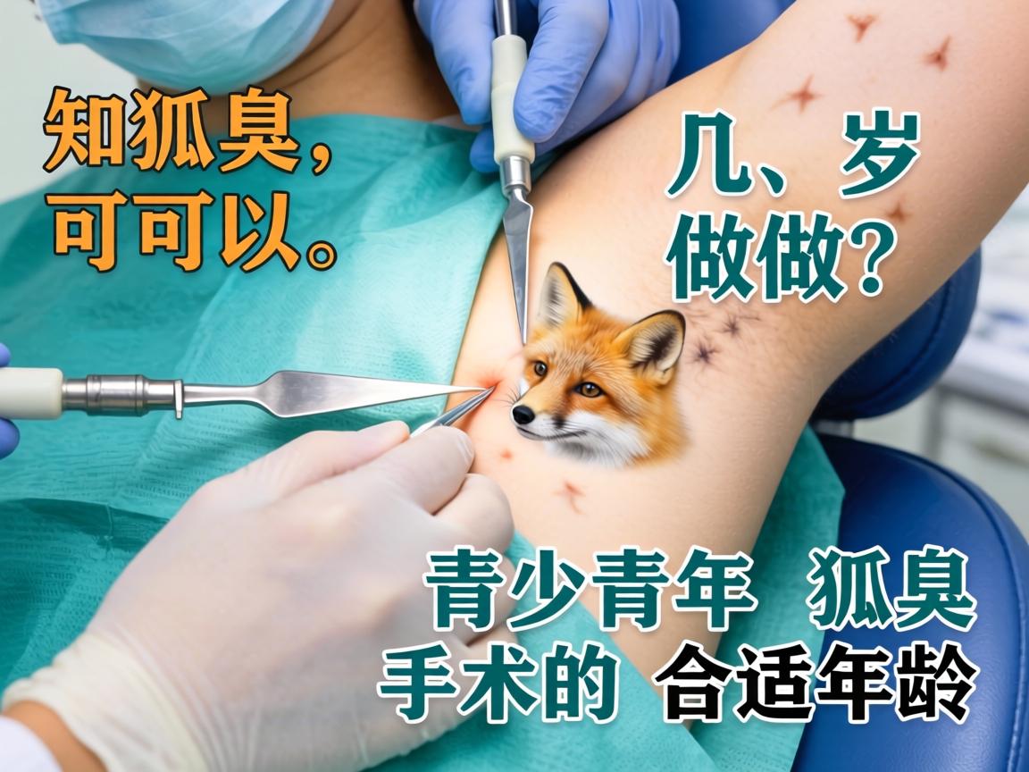 狐臭手术几岁可以做？详解青少年狐臭手术的合适年龄