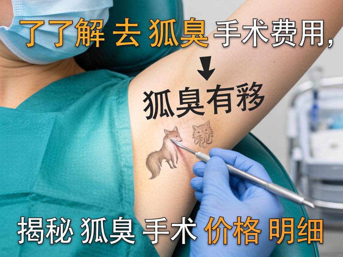 了解去狐臭手术费用，揭秘狐臭手术价格明细