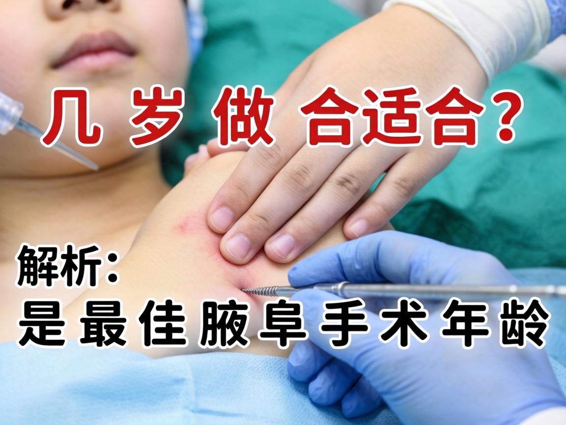腋臭手术几岁做合适？解析最佳腋臭手术年龄