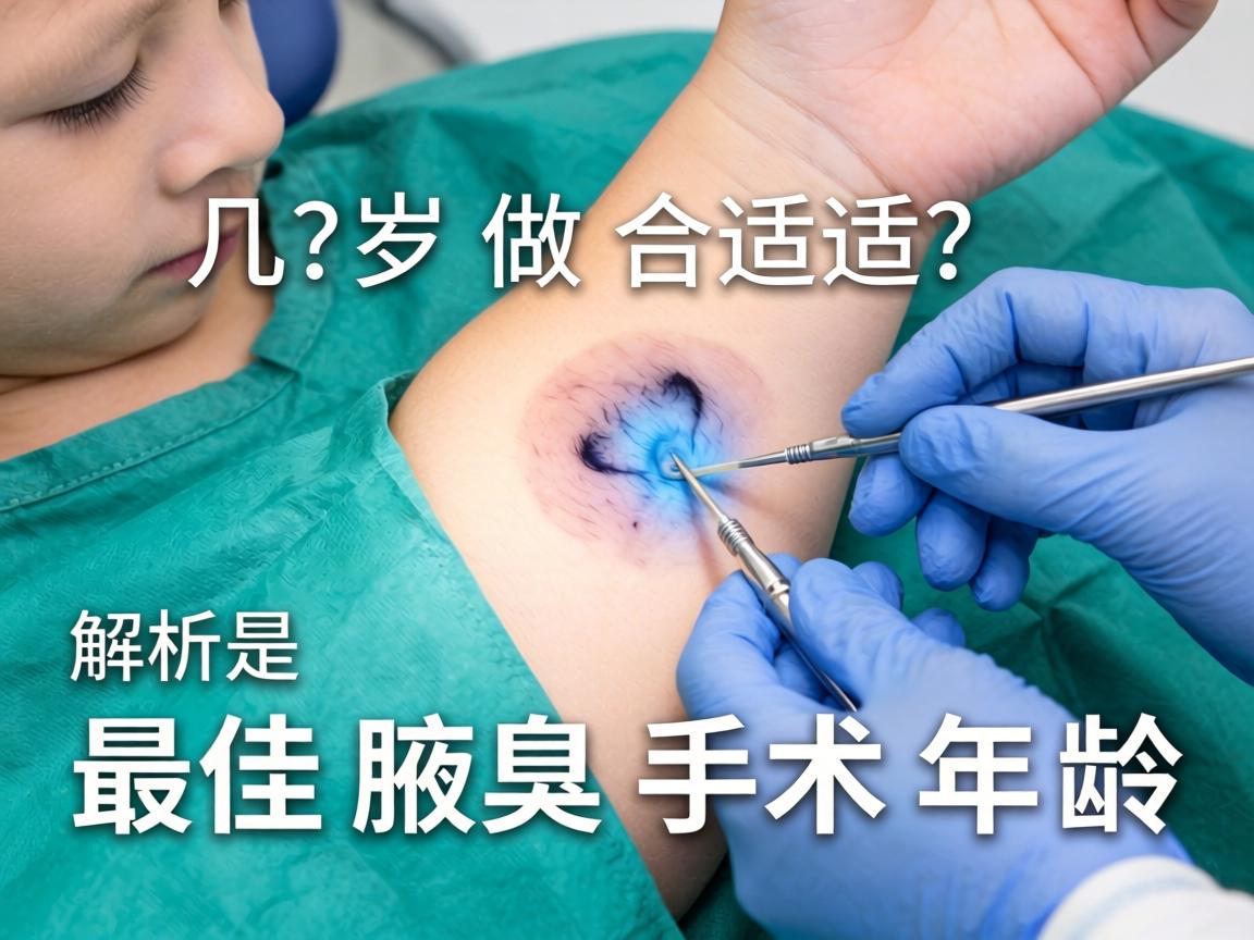 腋臭手术几岁做合适？解析最佳腋臭手术年龄