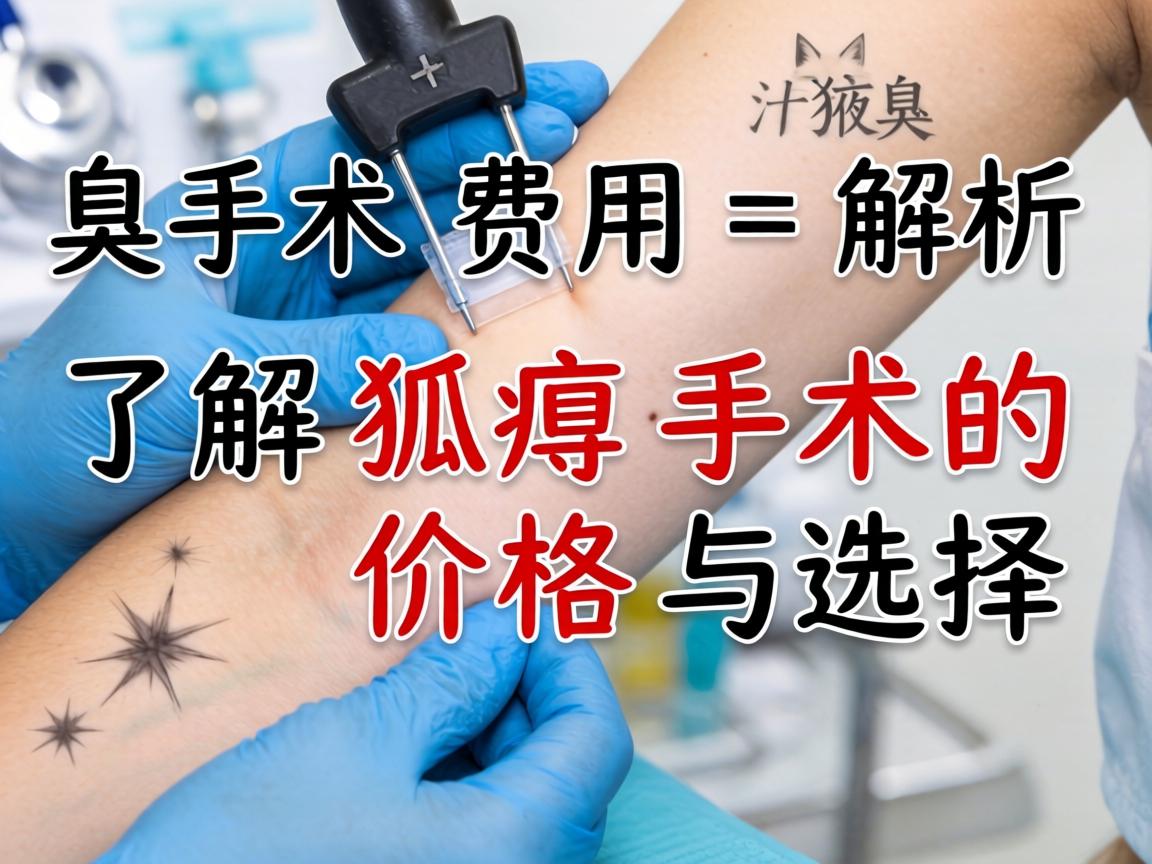 狐臭手术费用解析，了解狐臭手术的价格与选择