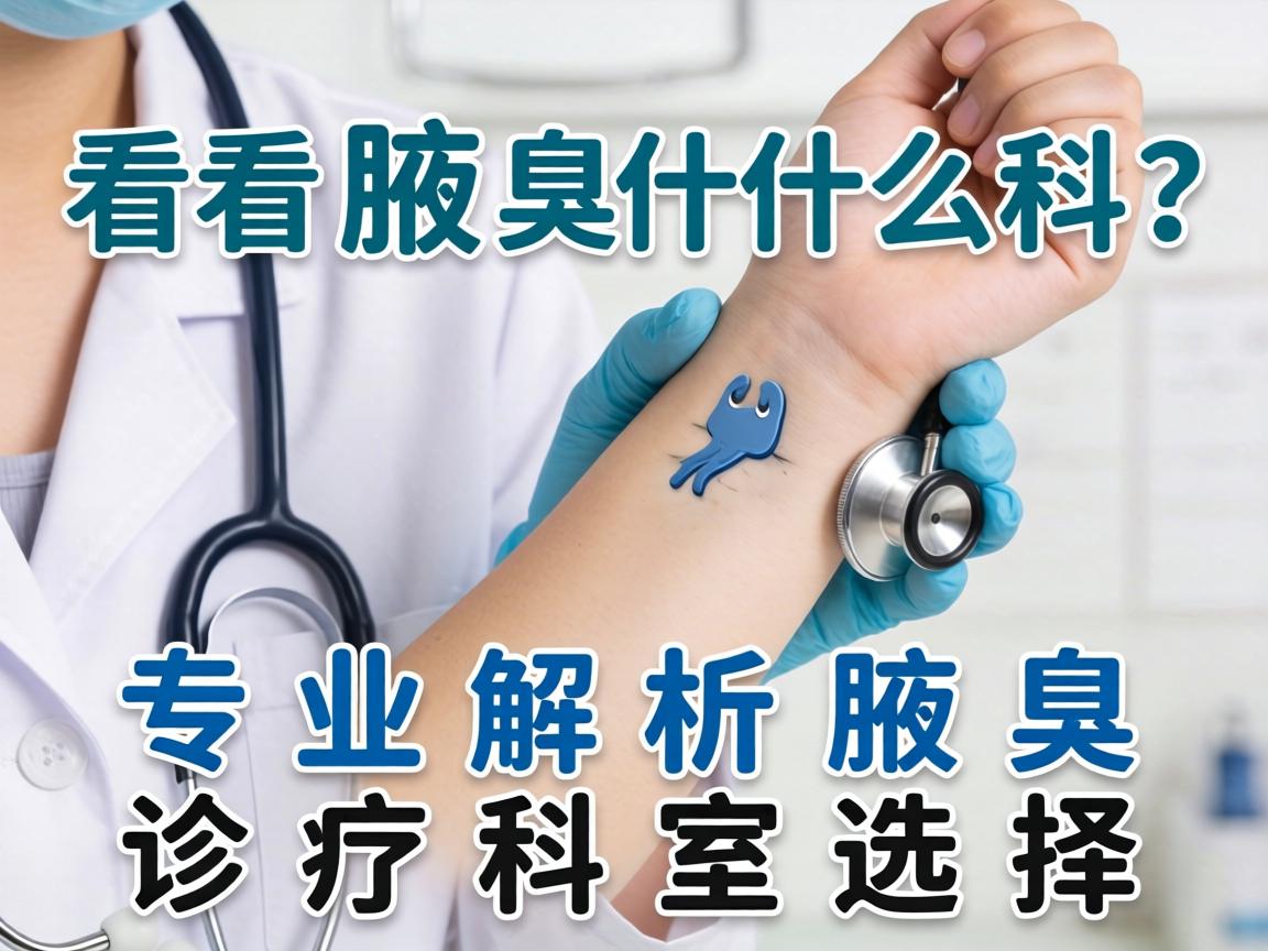 腋臭该看什么科？专业解析腋臭诊疗科室选择