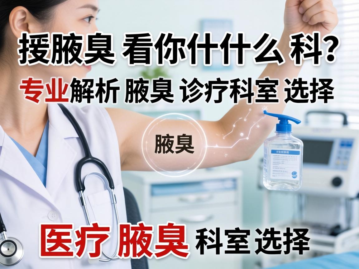 腋臭该看什么科？专业解析腋臭诊疗科室选择