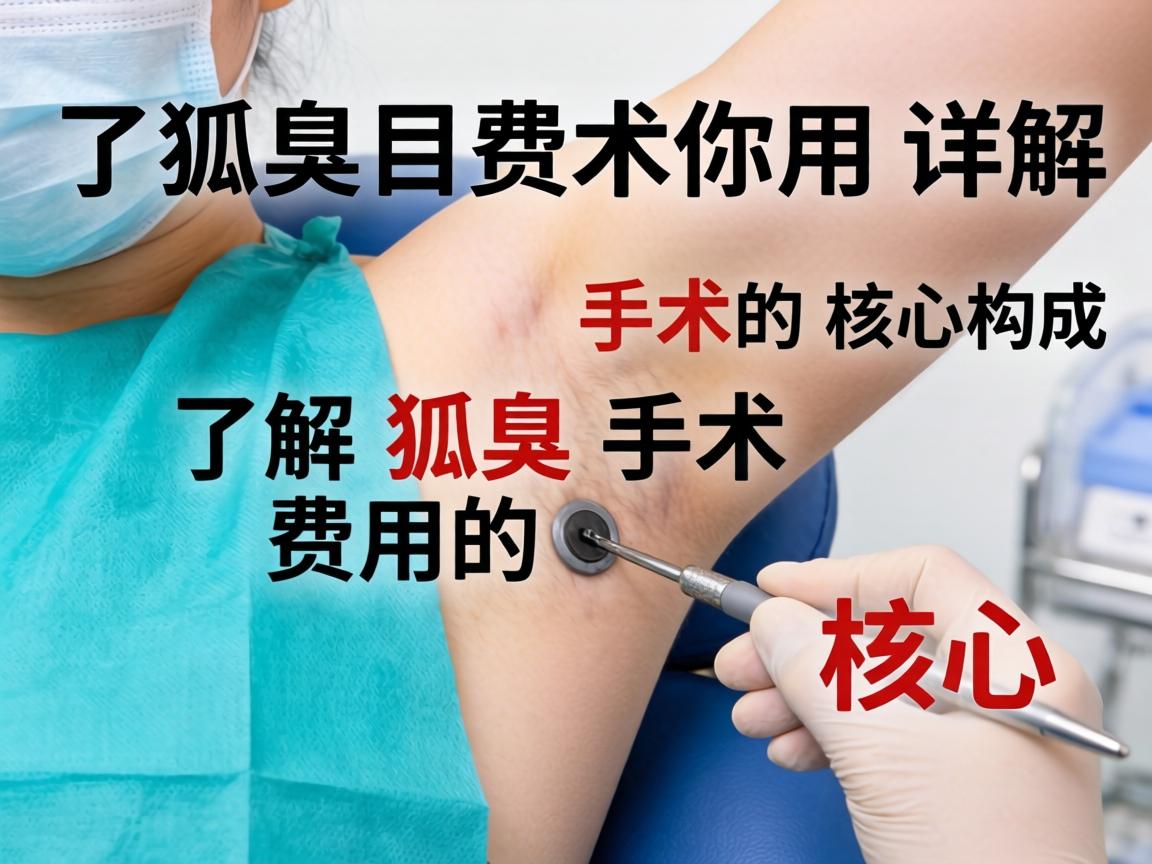 狐臭手术费用详解，了解狐臭手术费用的核心构成