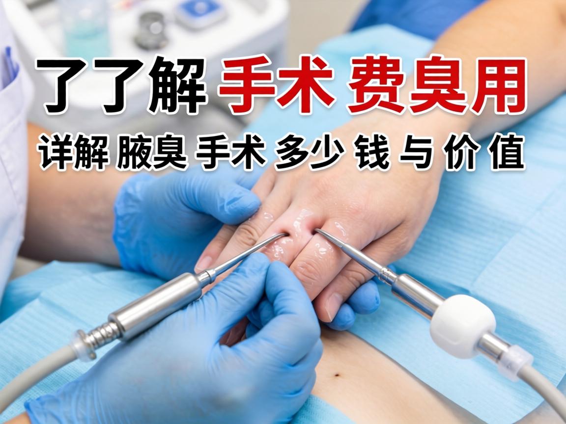 了解腋臭手术费用 详解腋臭手术多少钱与价值