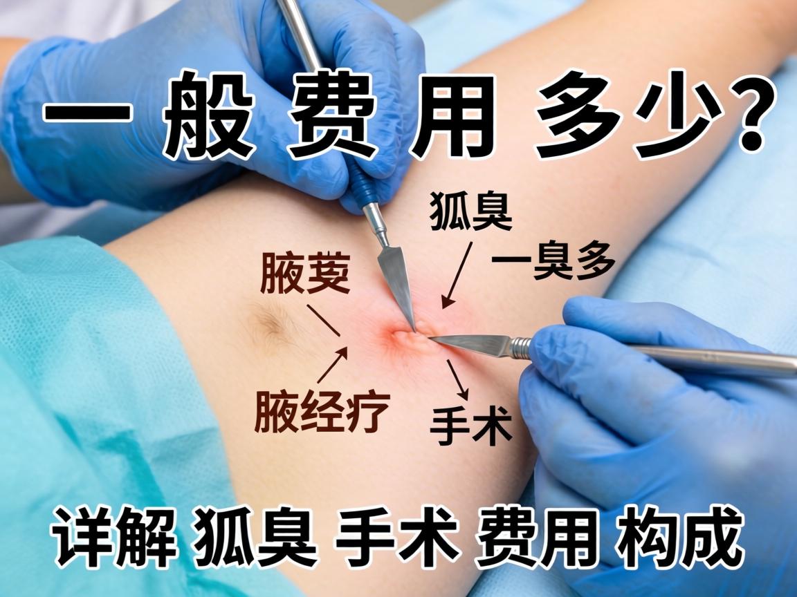 狐臭手术一般费用多少？详解狐臭手术费用构成