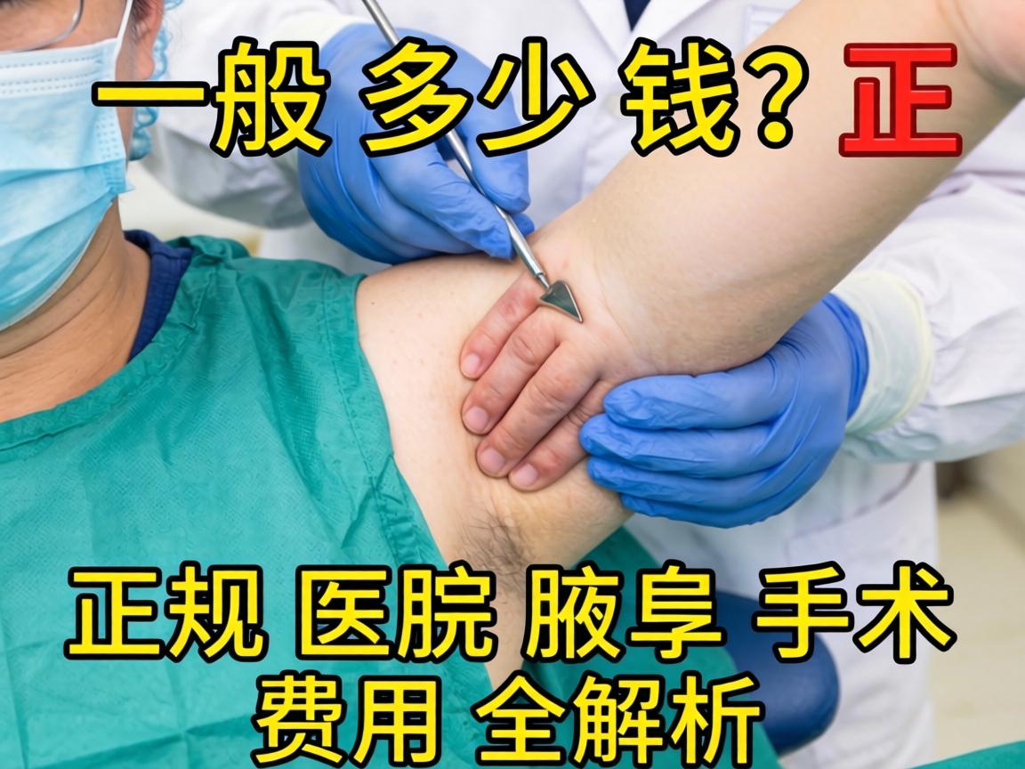 腋臭手术一般多少钱？正规医院腋臭手术费用全解析
