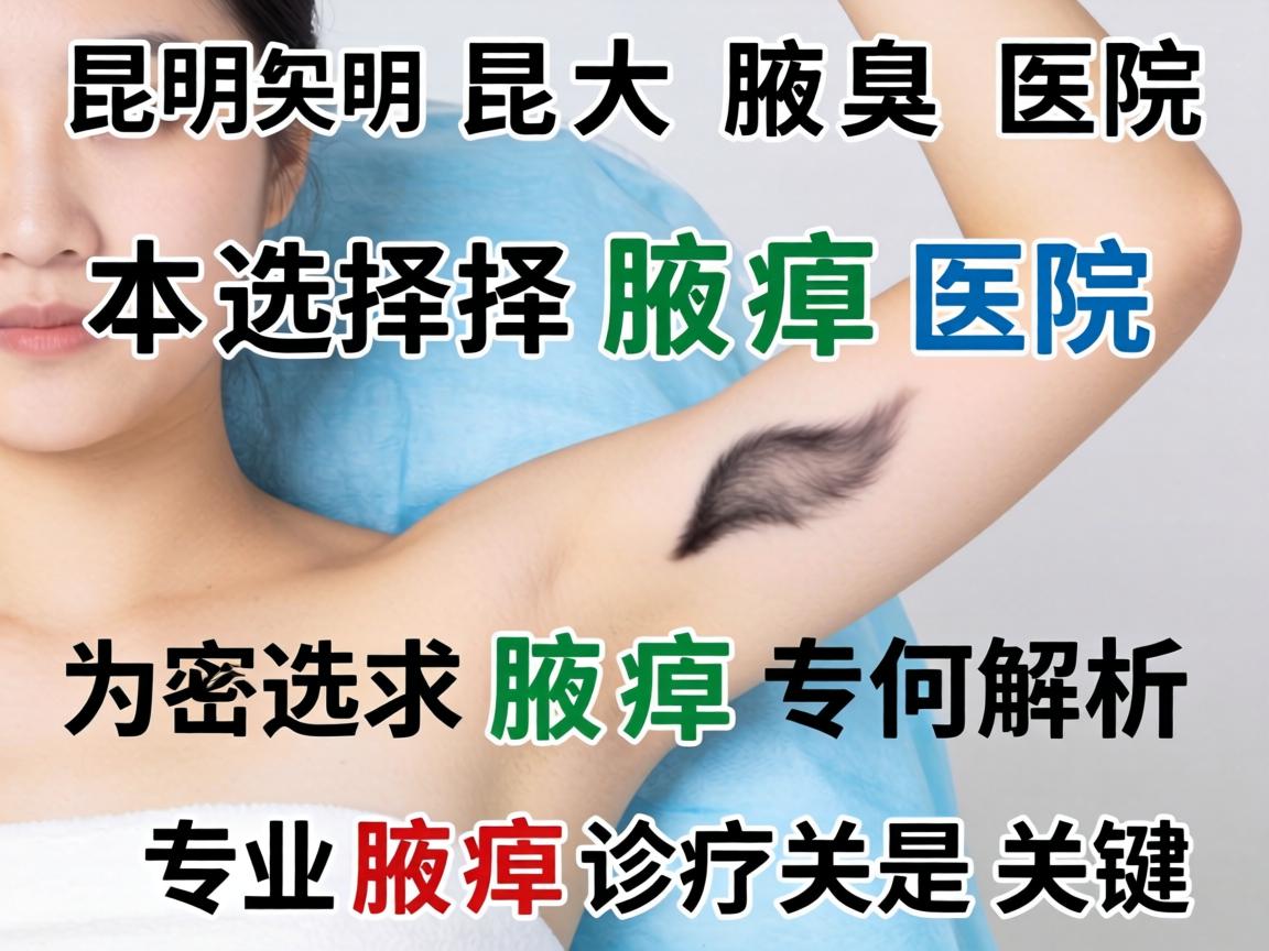 昆明昆大腋臭医院解析，选择腋臭医院，为何专业腋臭诊疗是关键