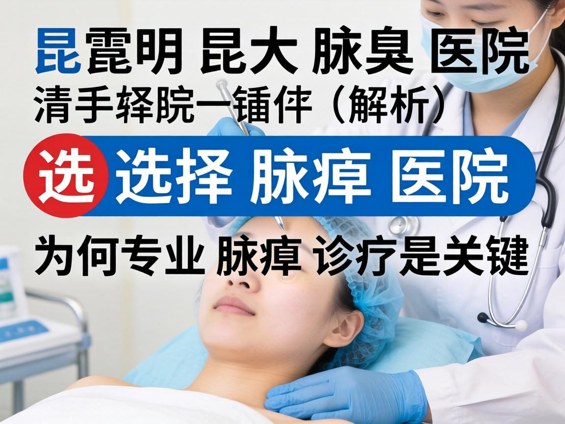 昆明昆大腋臭医院解析，选择腋臭医院，为何专业腋臭诊疗是关键