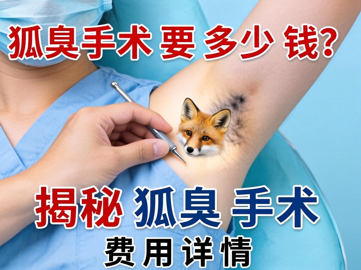 狐臭手术要多少钱？揭秘狐臭手术费用详情