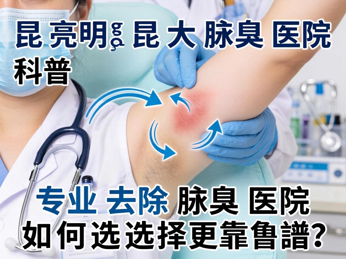 昆明昆大腋臭医院科普，专业去除腋臭，医院如何选择更靠谱？