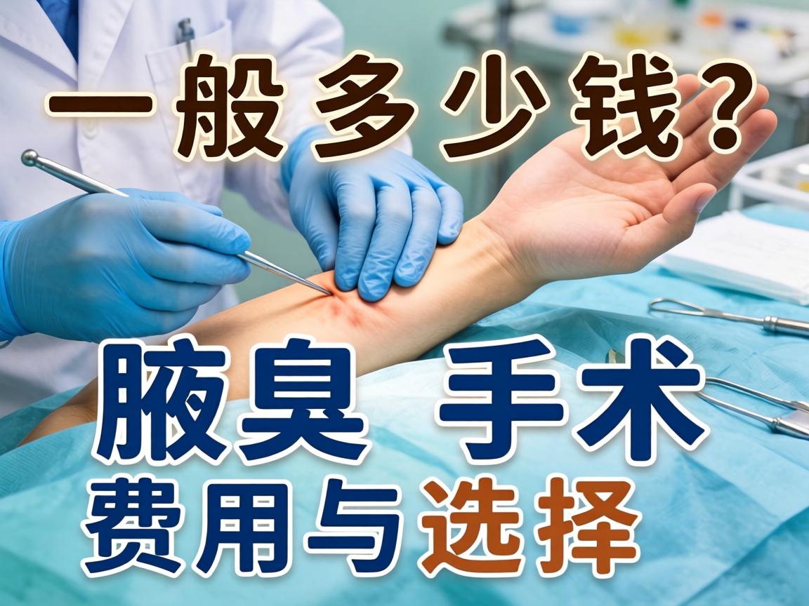 腋臭手术一般多少钱？详解腋臭手术费用与选择