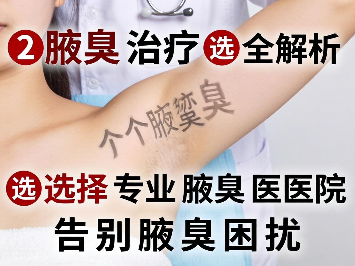 腋臭治疗全解析，选择专业腋臭医院，告别腋臭困扰