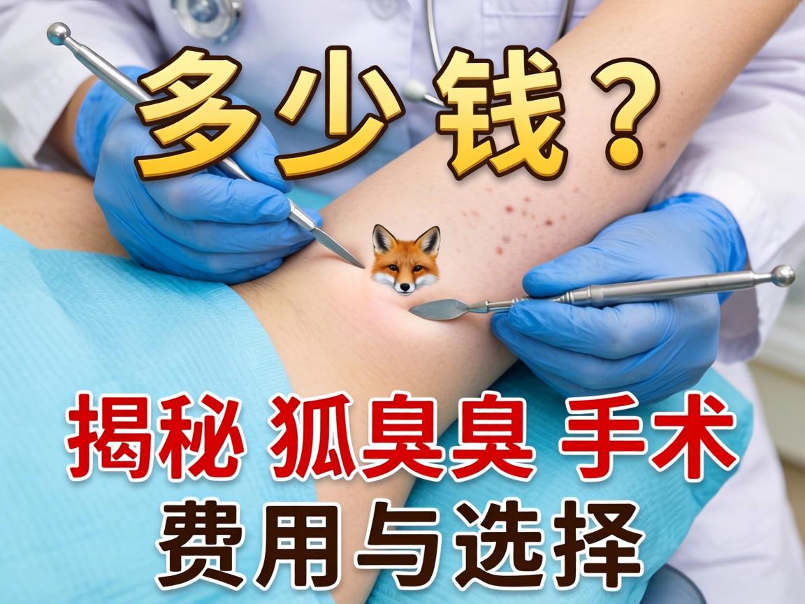 狐臭手术多少钱？揭秘狐臭手术费用与选择