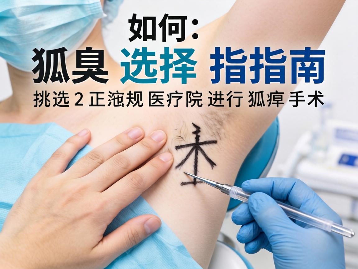 狐臭手术选择指南，如何挑选正规医院进行狐臭手术