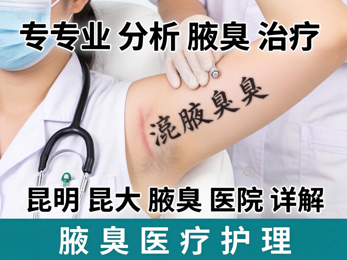 专业解析腋臭治疗，昆明昆大腋臭医院详解腋臭医疗护理