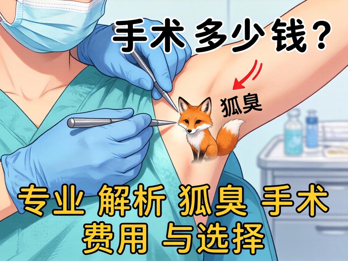 狐臭手术多少钱？专业解析狐臭手术费用与选择