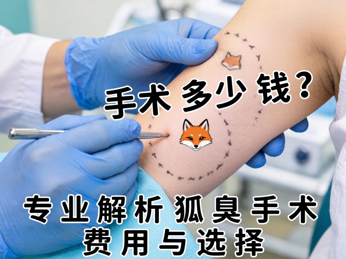 狐臭手术多少钱？专业解析狐臭手术费用与选择