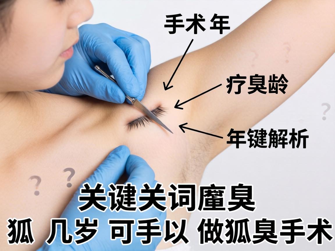 狐臭手术年龄解析，几岁可以做狐臭手术？
