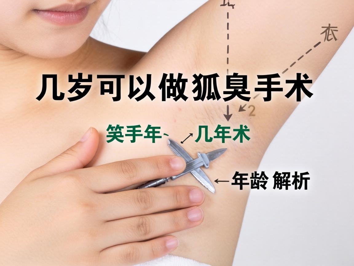 狐臭手术年龄解析，几岁可以做狐臭手术？