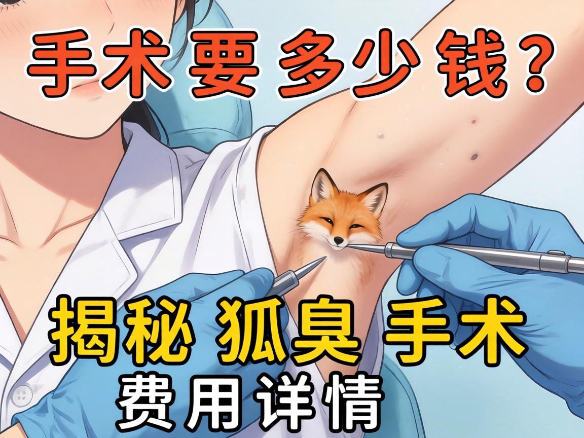 狐臭手术要多少钱？揭秘狐臭手术费用详情