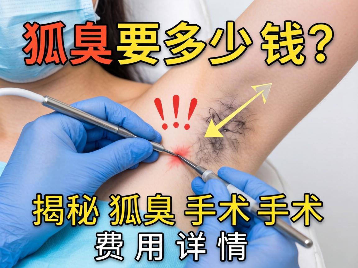 狐臭手术要多少钱？揭秘狐臭手术费用详情