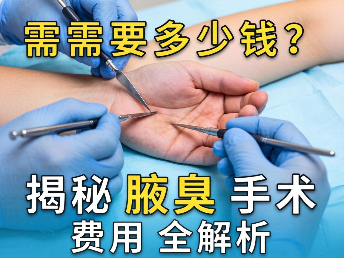 腋臭手术需要多少钱？揭秘腋臭手术费用全解析