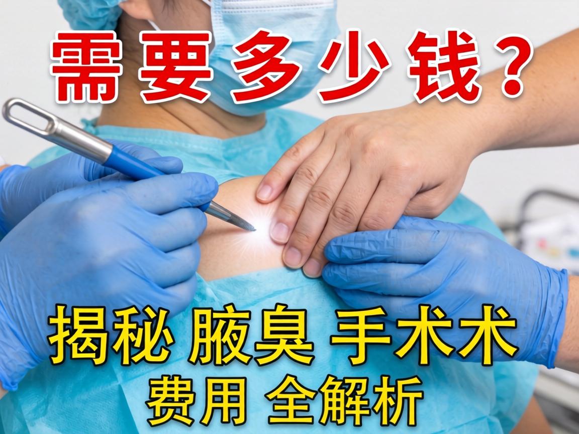 腋臭手术需要多少钱？揭秘腋臭手术费用全解析