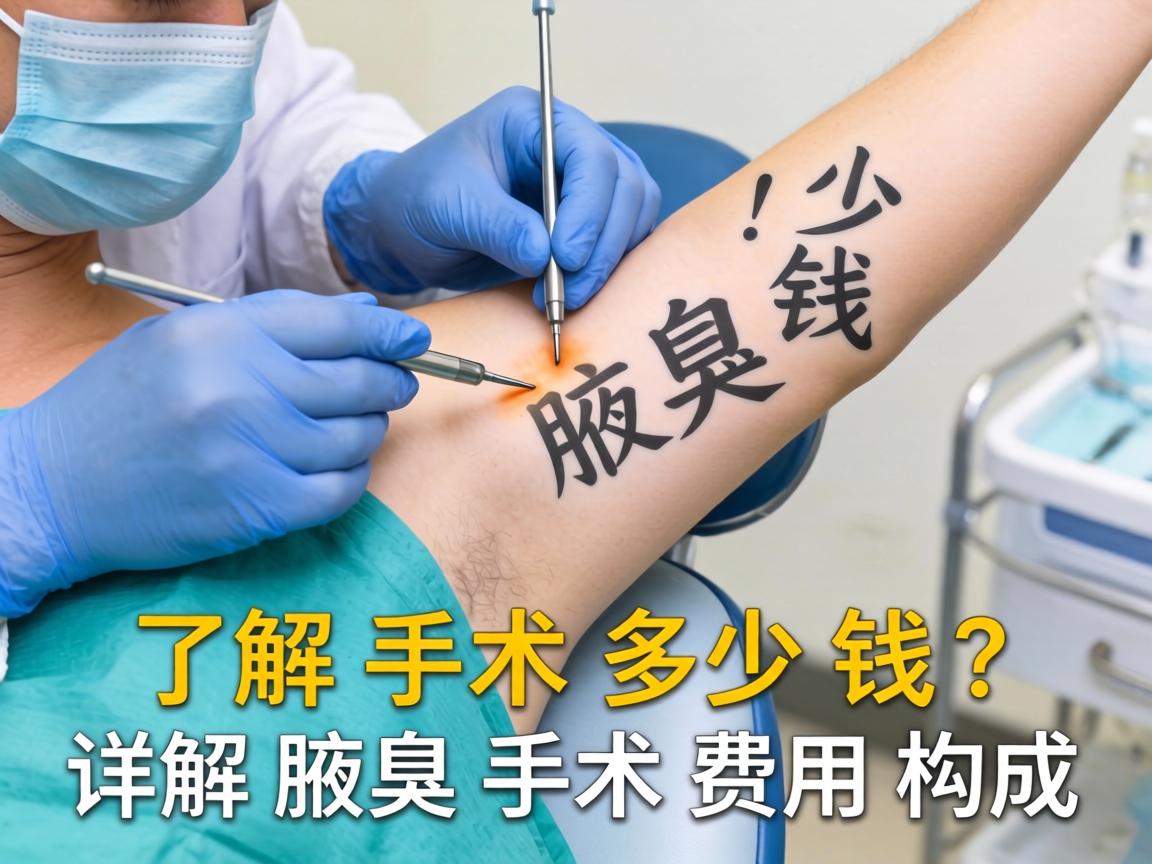 了解腋臭手术多少钱？详解腋臭手术费用构成