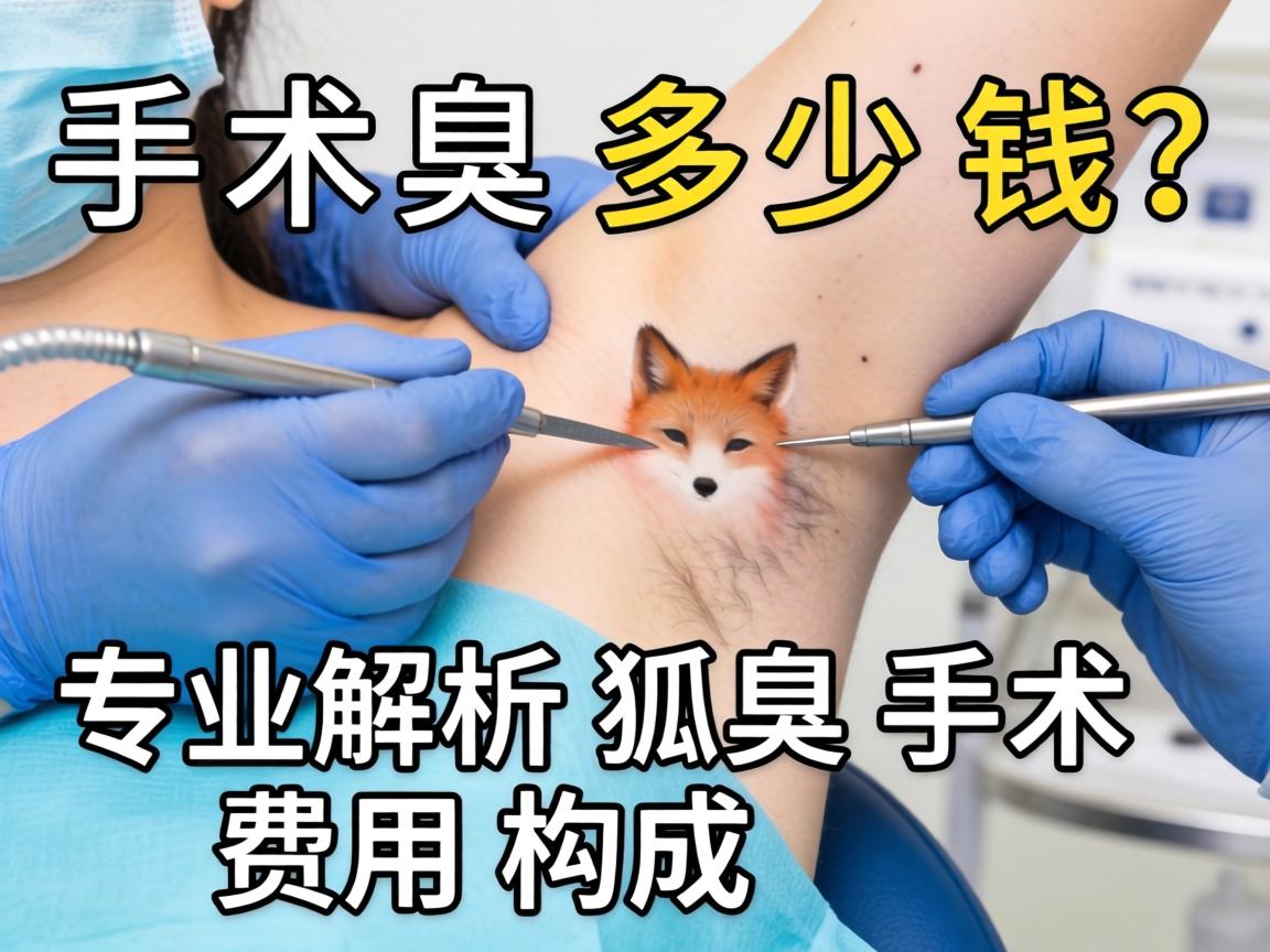 狐臭手术多少钱？专业解析狐臭手术费用构成