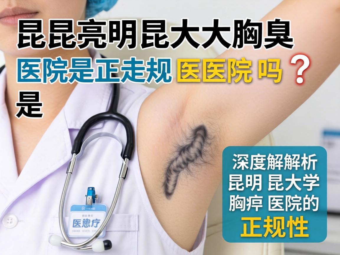 昆明昆大腋臭医院是正规医院吗？深度解析昆明昆大腋臭医院的正规性