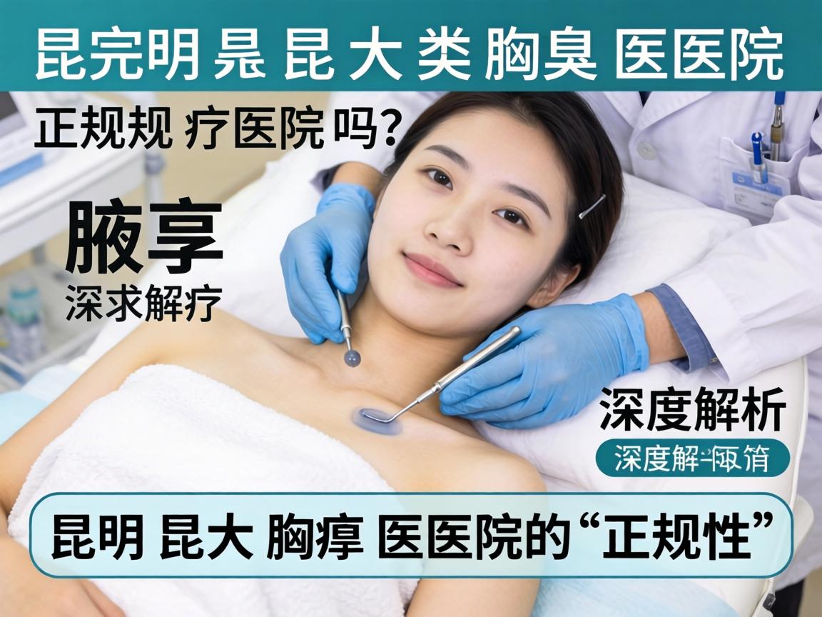 昆明昆大腋臭医院是正规医院吗？深度解析昆明昆大腋臭医院的正规性