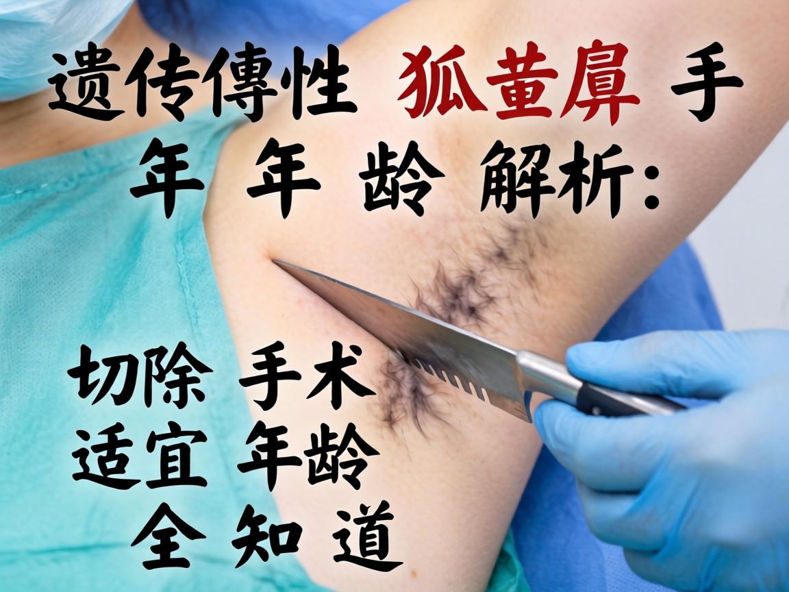 遗传性狐臭手术年龄解析，切除手术适宜年龄全知道