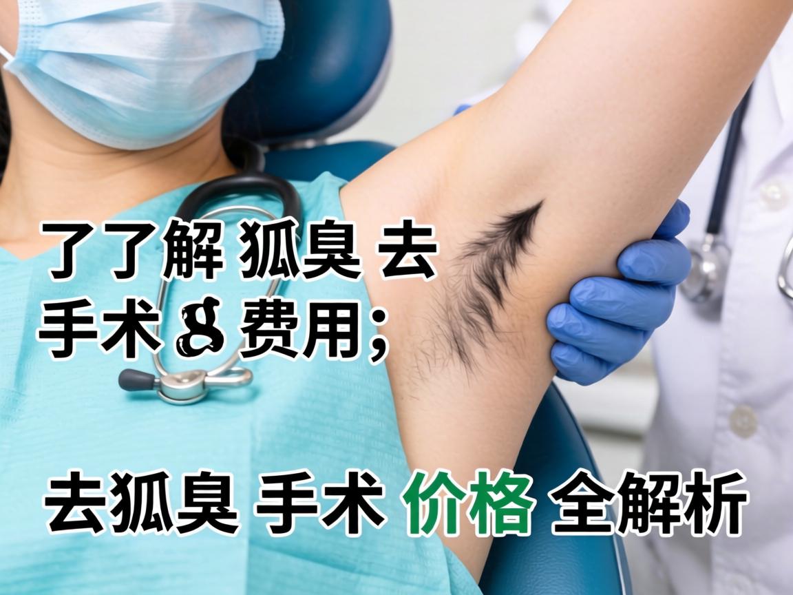 了解去狐臭手术费用，去狐臭手术价格全解析