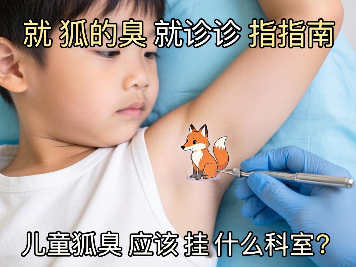 儿童狐臭就诊指南，儿童狐臭应该挂什么科室？