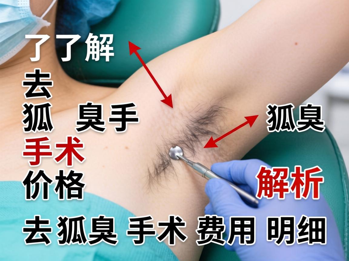 了解去狐臭手术价格 解析去狐臭手术费用明细